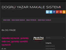 Tablet Screenshot of dogruyazar.com